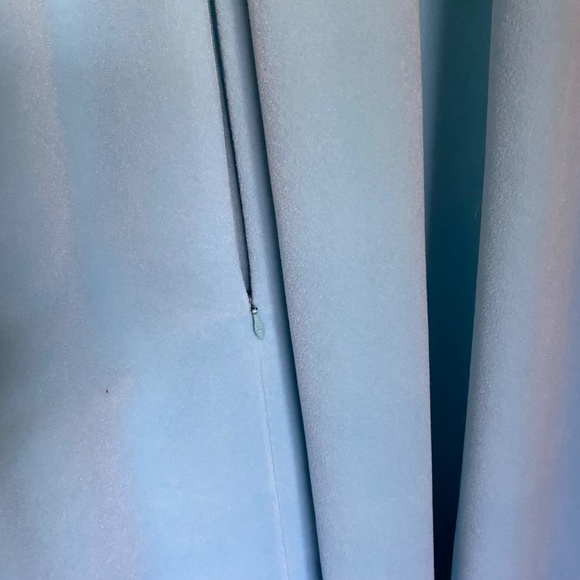 VANITY FAIR 60s Quilted Collar Empire Gown Robe Blue S/M - Picture 10 of 13